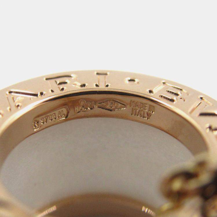 Pre Owned Bvlgari B.Zero1 18K Rose Gold, Ceramic Necklace