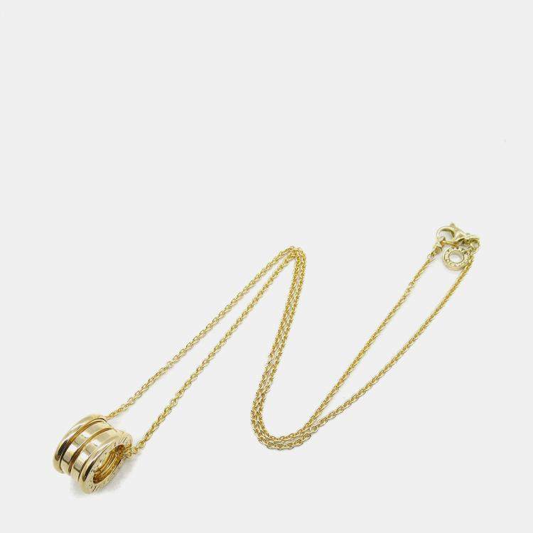 Pre Owned Bvlgari B.Zero118K Yellow Gold Necklace