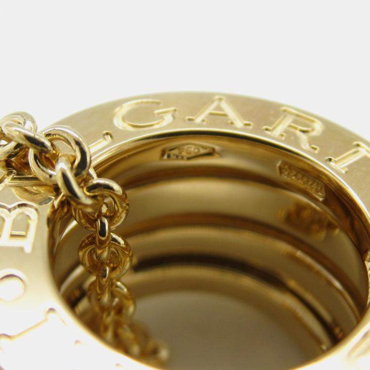 Pre Owned Bvlgari B.Zero118K Yellow Gold Necklace