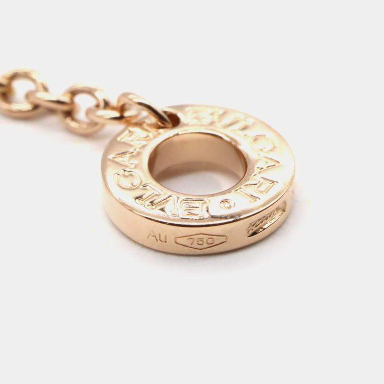 Pre Owned Bvlgari B.Zero1 18K Yellow, Rose, White Gold Necklace
