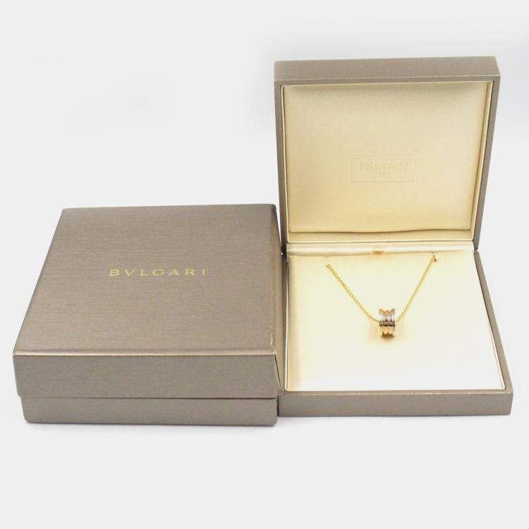 Pre Owned Bvlgari B.Zero1 18K Yellow, Rose, White Gold Necklace
