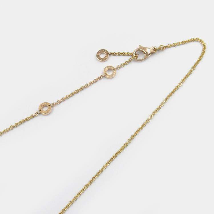Pre Owned Bvlgari B.Zero1 18K Yellow, Rose, White Gold Necklace
