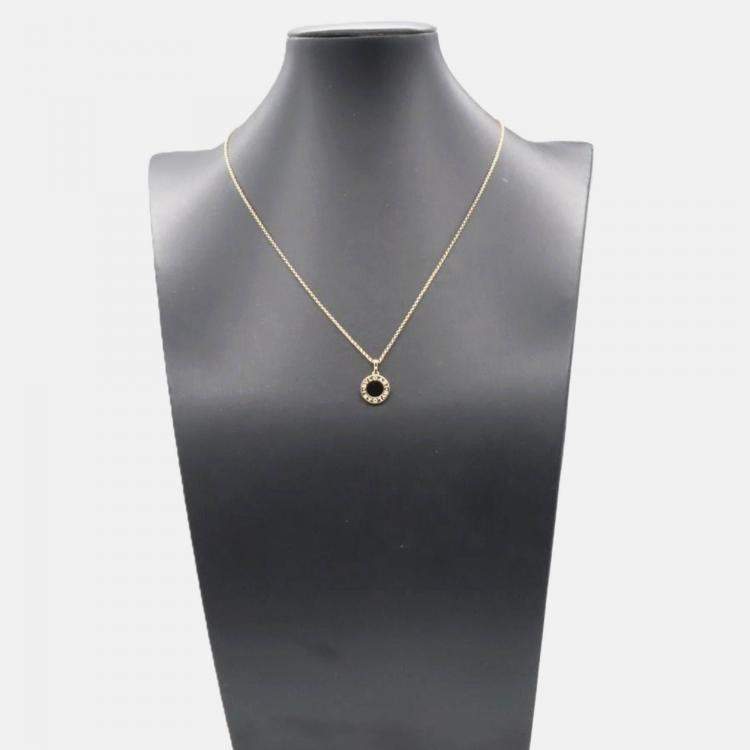 Pre Owned Bvlgari 18K Yellow Gold Pendant Necklace