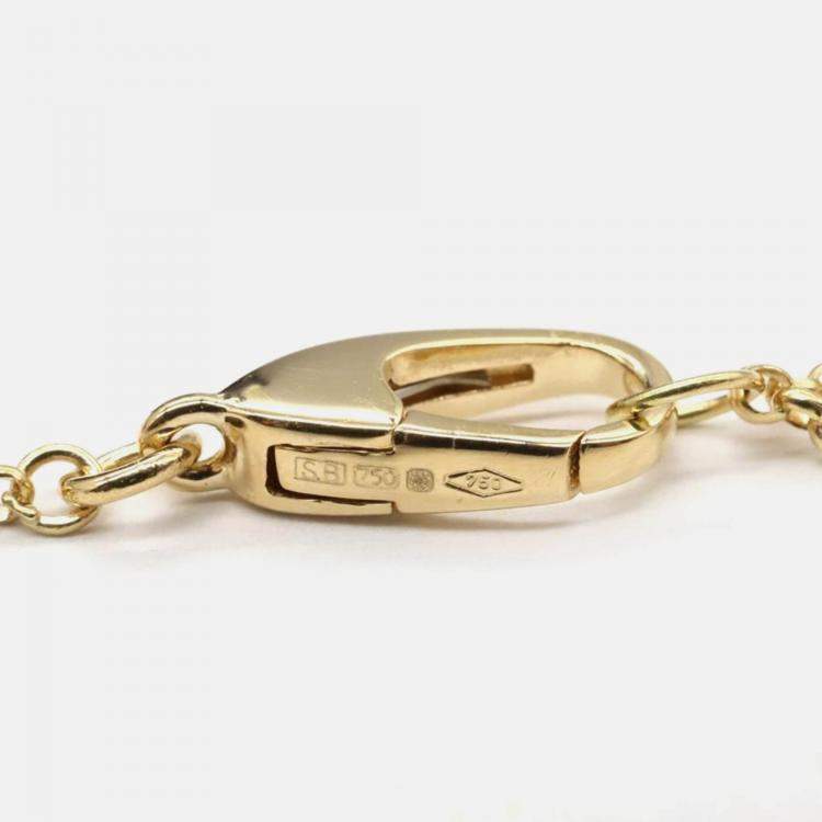 Pre Owned Bvlgari 18K Yellow Gold Pendant Necklace