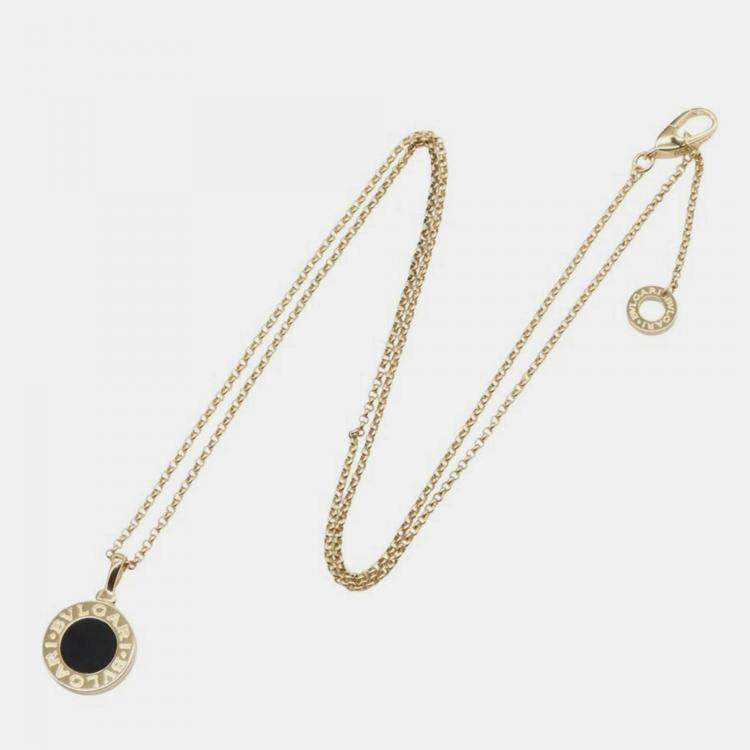 Pre Owned Bvlgari 18K Yellow Gold Pendant Necklace
