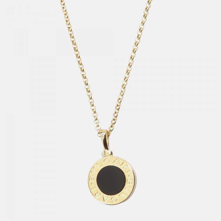 Pre Owned Bvlgari 18K Yellow Gold Pendant Necklace