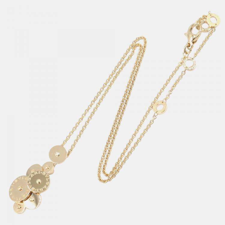 Pre Owned Bvlgari Cicladi 18K Yellow Gold Pendant Necklace
