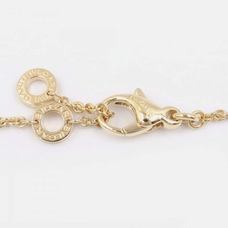 Pre Owned Bvlgari Cicladi 18K Yellow Gold Pendant Necklace