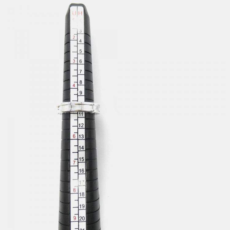 Pre Owned Bvlgari B.Zero1 1-Band 18K White Gold Ring EU 49