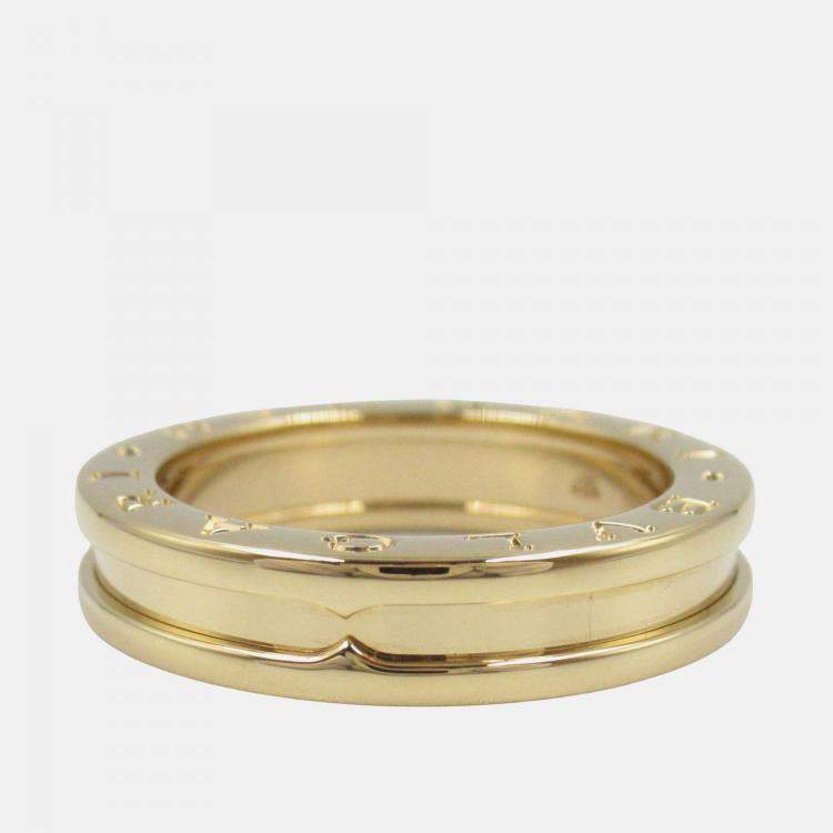 Pre Owned Bvlgari B.Zero1 1-Band 18K Yellow Gold Ring EU 54
