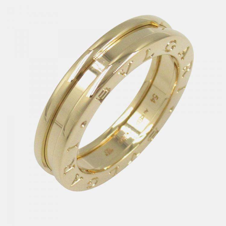 Pre Owned Bvlgari B.Zero1 1-Band 18K Yellow Gold Ring EU 54