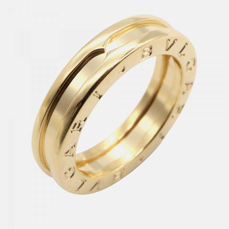 Pre Owned Bvlgari B.Zero1 1-Band 18K Yellow Gold Ring EU 50