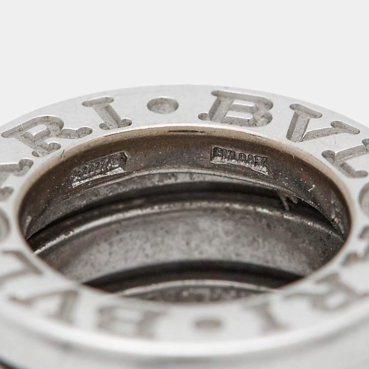 Pre Owned Bvlgari B.zero1 18k White Gold Pendant