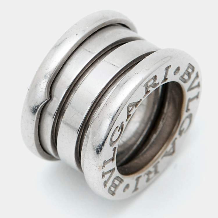 Pre Owned Bvlgari B.zero1 18k White Gold Pendant