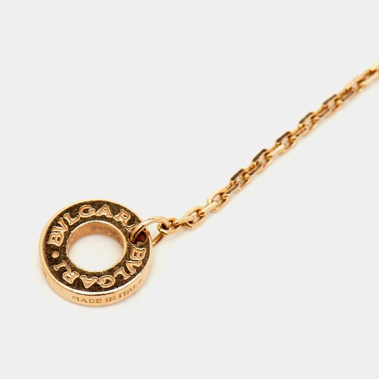 Pre Owned Bvlgari Divas' Dream Mother of Pearl 18k Rose Gold Bracelet ML