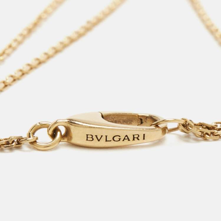 Pre Owned Bvlgari Divas' Dream Mother of Pearl 18k Rose Gold Bracelet SM