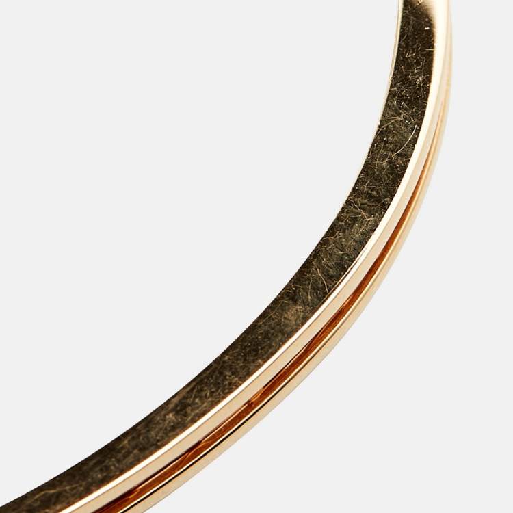 Pre Owned Bvlgari B.Zero1 18k Rose Gold Bracelet ML