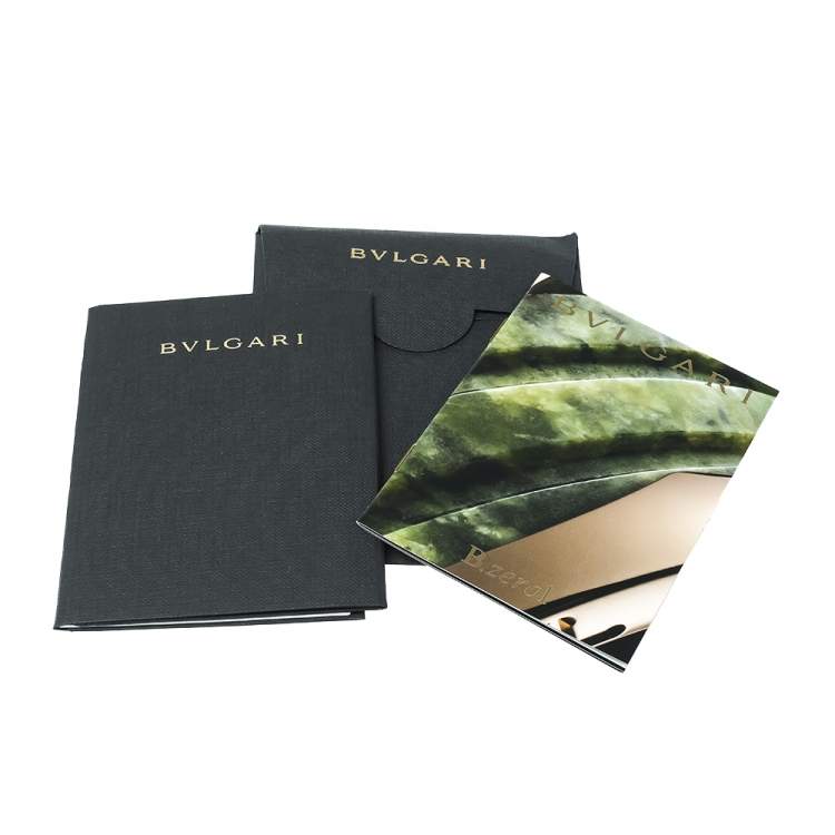 Pre Owned Bvlgari B.Zero1 Brown Marble 18K Rose Gold 4-Band Ring Size 52