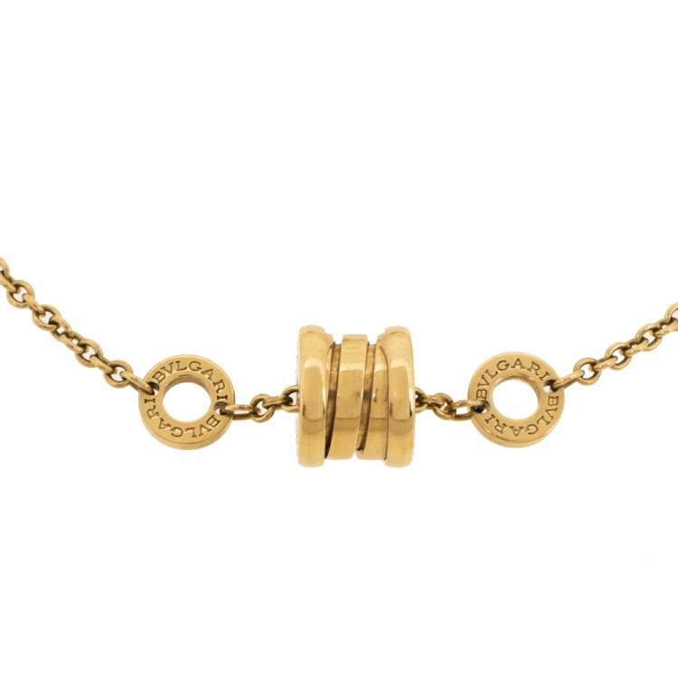 Pre Owned Bvlgari B.Zero1 Soft 18K Yellow Gold Bracelet