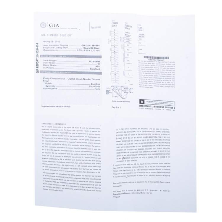 Pre Owned Bvlgari B.Zero1 Diamond 18K White Gold Engagement Ring Size 54