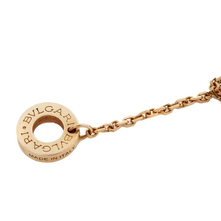 مملوكة مسبقًا  Bvlgari Divas' Dream Onyx 18K Rose Gold Bracelet ML