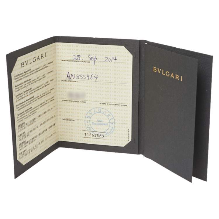 Pre Owned Bvlgari B.Zero1 Ceramic 18K Rose Gold Two Band Ring Size 50