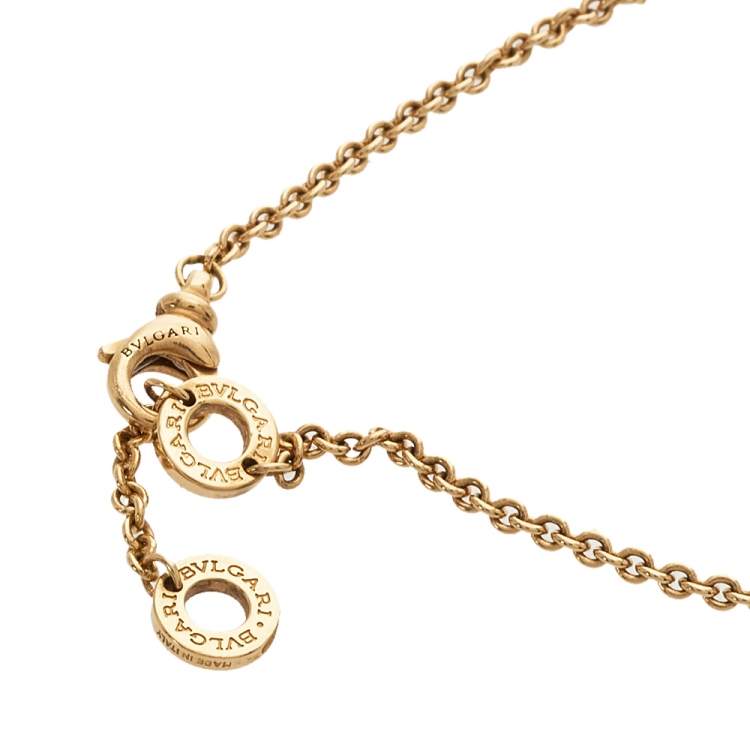 Pre Owned Bvlgari B.zero1 18K Three Tone Gold Element Soft Bracelet