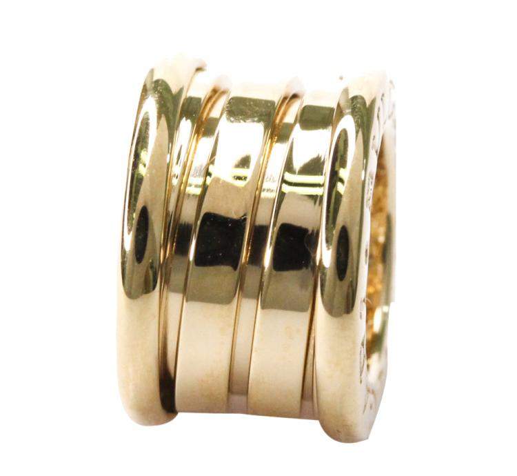 Pre Owned Bvlgari 18K Yellow Gold B.zero1 Pendant Necklace