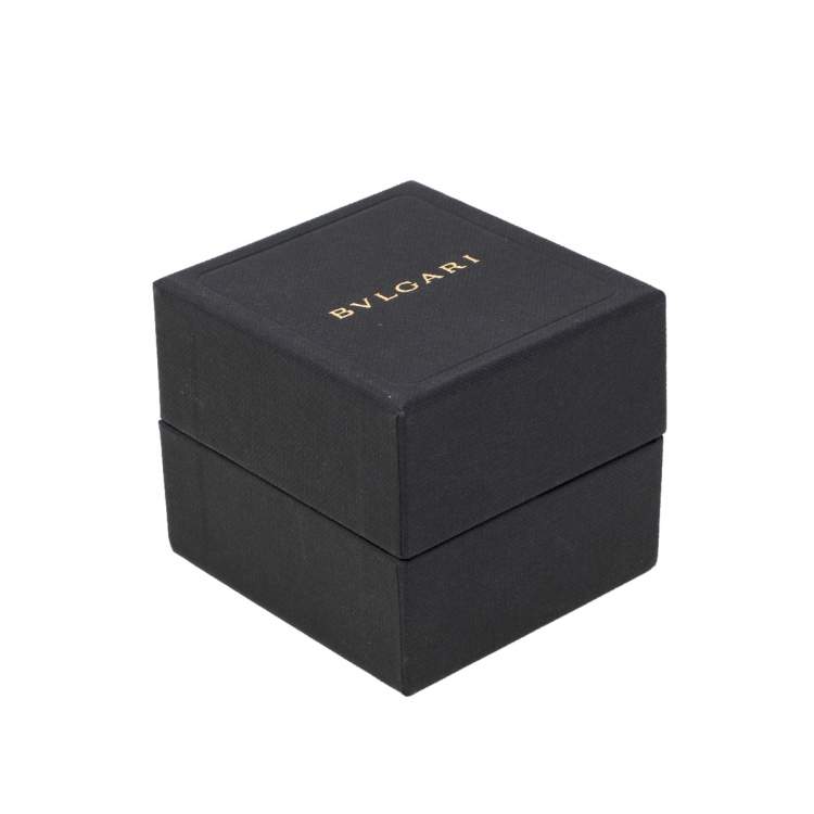 Pre Owned Bvlgari B.Zero1 18K Yellow Gold Hoop Earrings