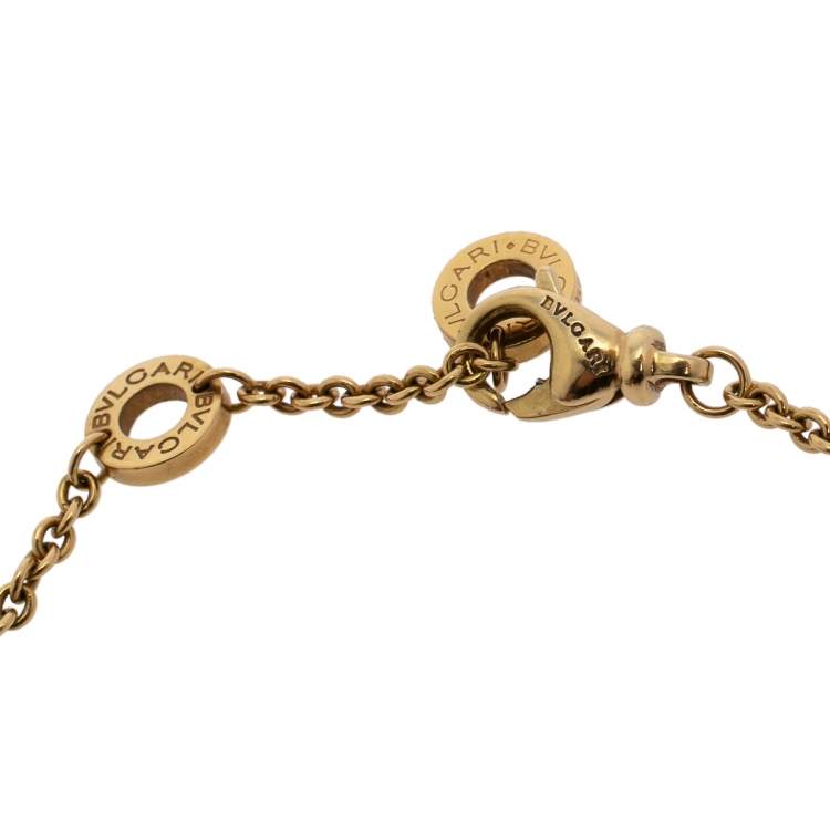 Pre Owned Bvlgari B.Zero1 18K Yellow Gold Soft Station Bracelet