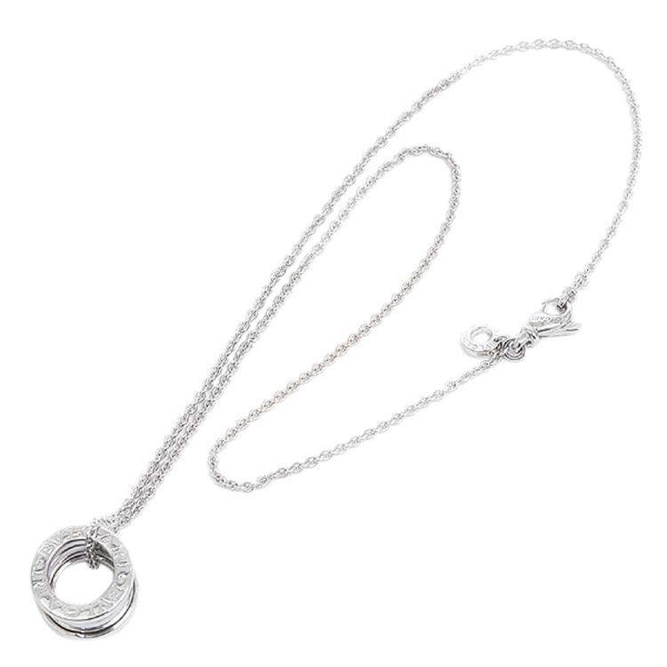 Pre Owned Bvlgari B.Zero1 18K White Gold Necklace