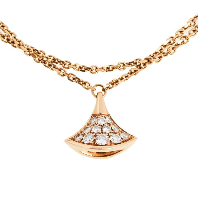 مملوكة مسبقًا Bvlgari Diva’s Dream Diamond 18K Rose Gold Bracelet SM