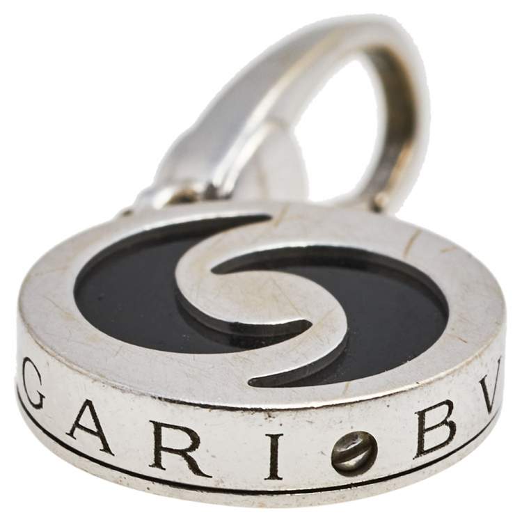 Pre Owned  Bvlgari Allegra Onyx 18K White Gold Optical Charm 