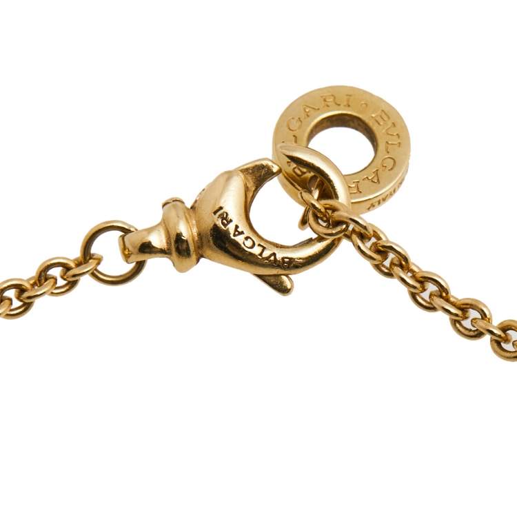 Pre Owned Bvlgari B.zero1 18k 3-Tone Gold Element Soft Bracelet