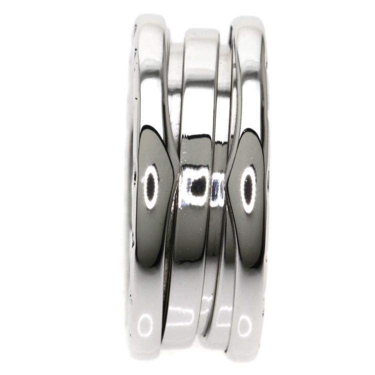 Pre Owned Bvlgari B-zero1 18K White Gold Ring EU 50.5