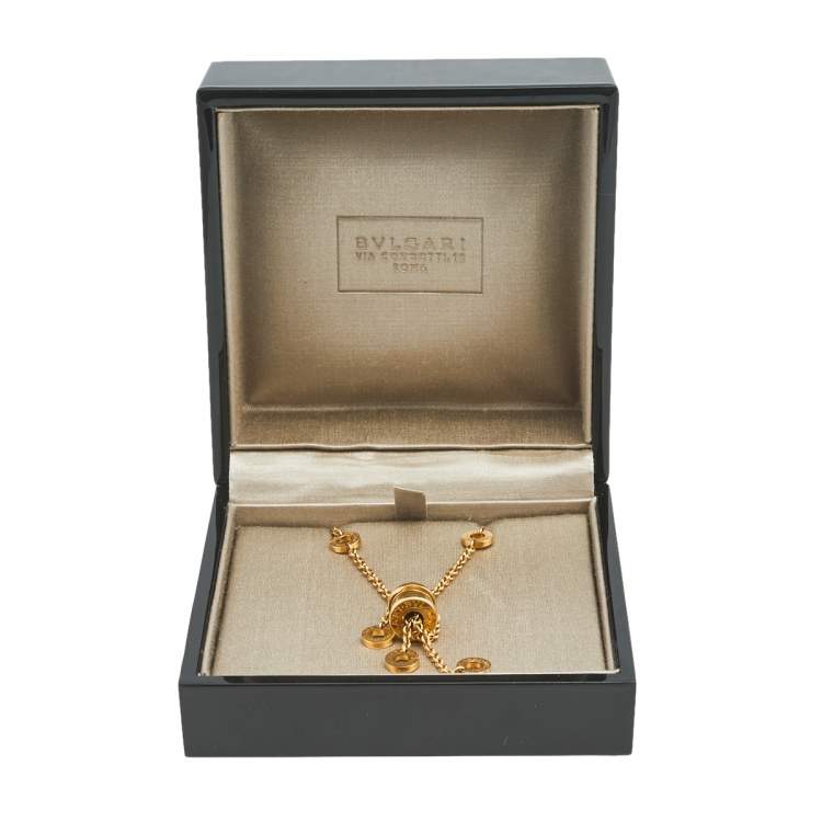 Pre Owned Bvlgari B.Zero1 18k Yellow Gold Tassel Necklace