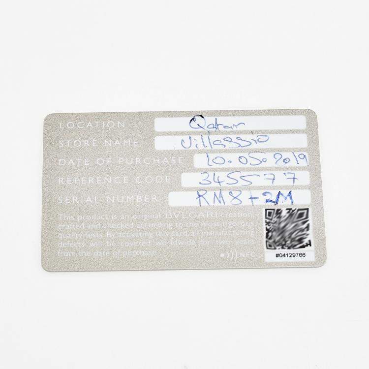 Pre Owned Bvlgari B.Zero1 18k Rose Gold Open Cuff Bracelet SM