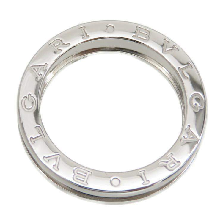 Pre Owned Bvlgari B.Zero1 1-Band 18K White Gold Ring EU 58