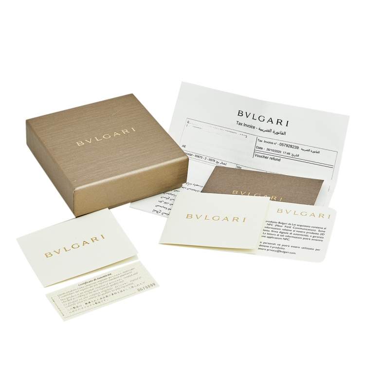 Pre Owned Bvlgari B.Zero1 18k Yellow Gold Bracelet