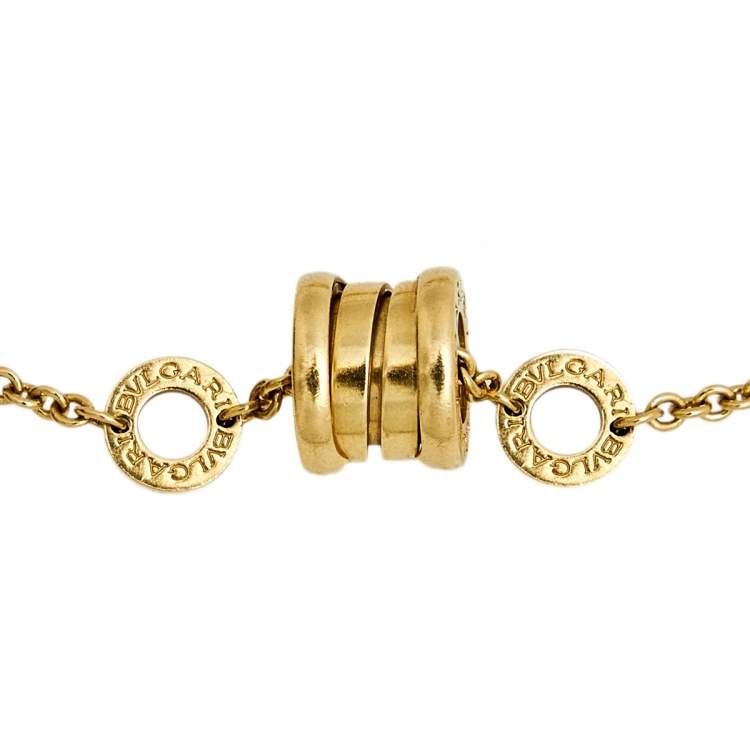 Pre Owned Bvlgari B.Zero1 18k Yellow Gold Bracelet