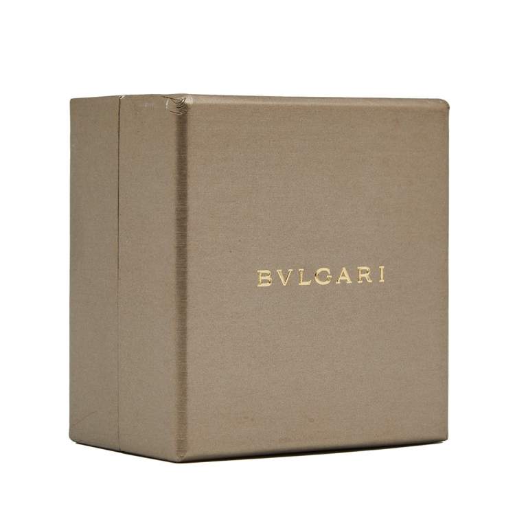 Pre Owned Bvlgari Bvlgari Diamonds 18k Rose Gold Stud Earrings