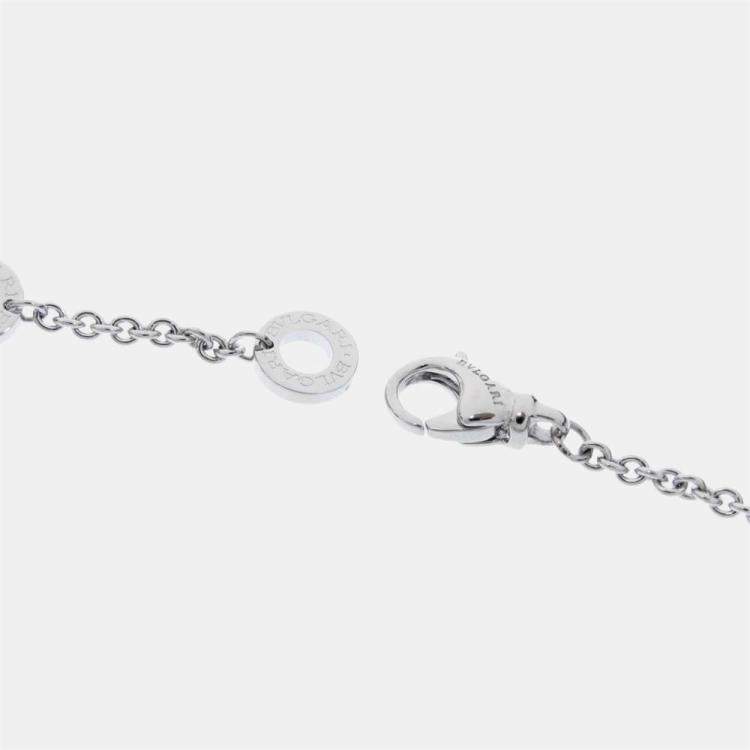 Pre Owned Bvlgari B-zero1 18K White Gold Bracelet 17