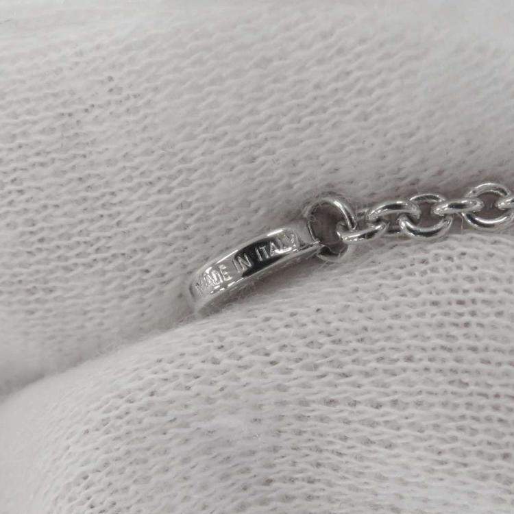 Pre Owned Bvlgari B-zero1 18K White Gold Bracelet 17