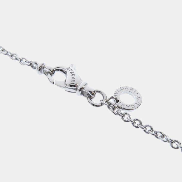 Pre Owned Bvlgari B.Zero1 18K White Gold Necklace