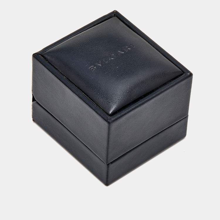 Pre Owned Bvlgari B.Zero1 18k Yellow Gold 3 Band Ring Size 47