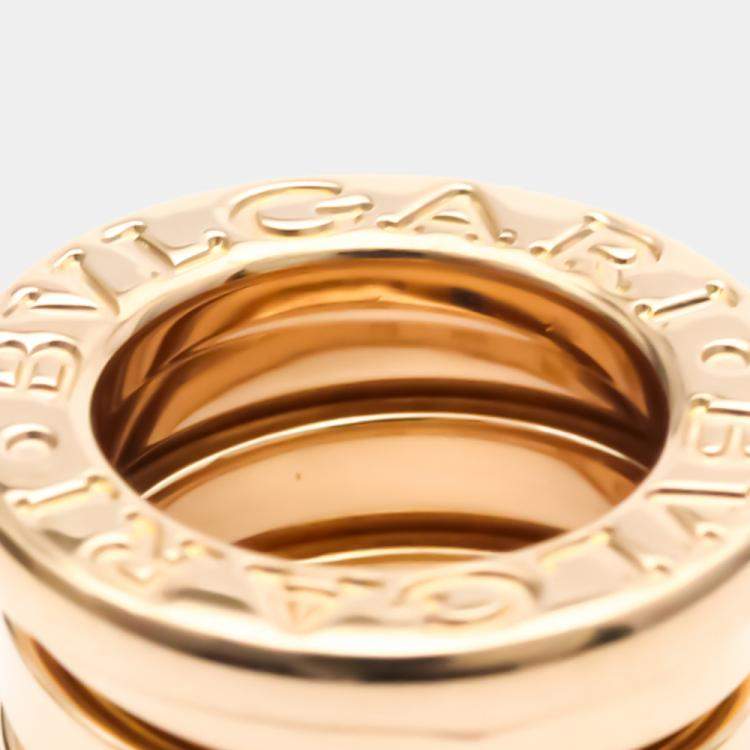 Pre Owned Bvlgari B.Zero1 18K Rose Gold Charms and Pendant