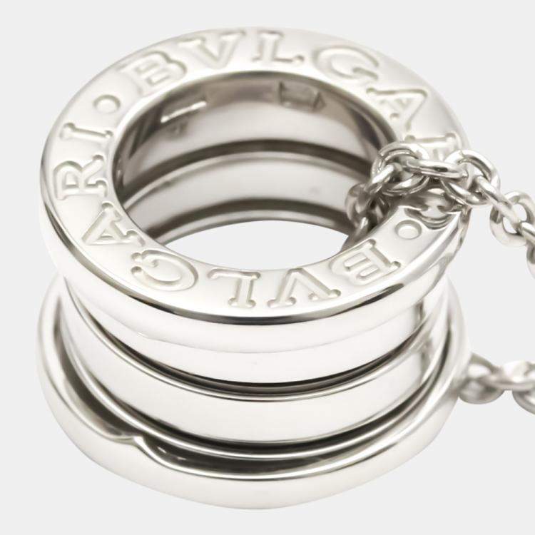 Pre Owned Bvlgari B.Zero1 18K White Gold Necklace