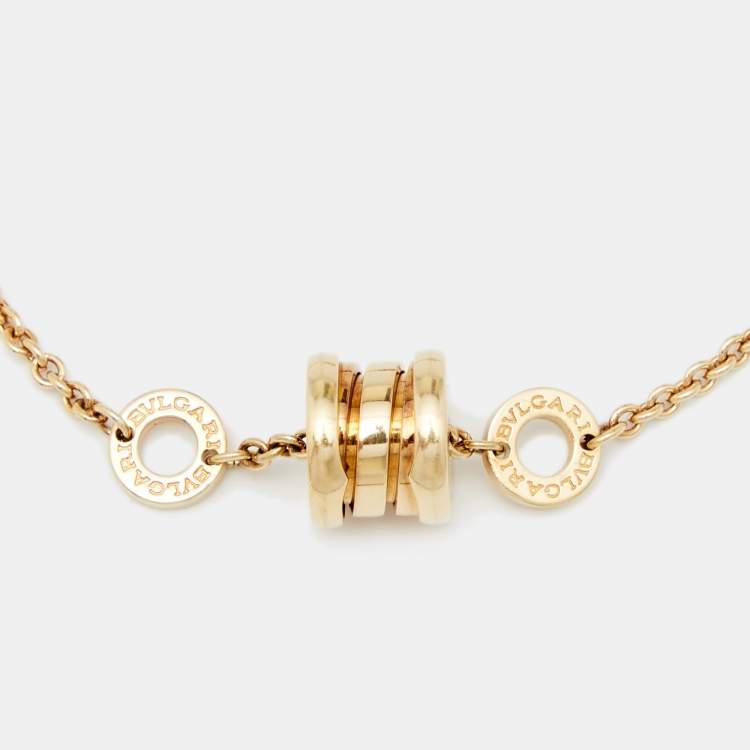Pre Owned Bvlgari B.Zero1 18k Yellow Gold Bracelet