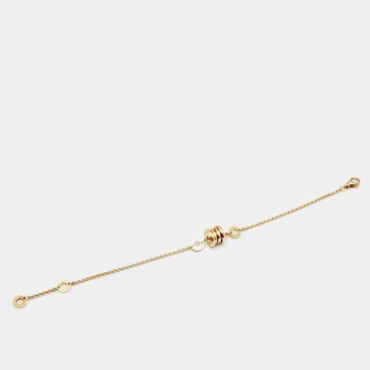 Pre Owned Bvlgari B.Zero1 18k Yellow Gold Bracelet