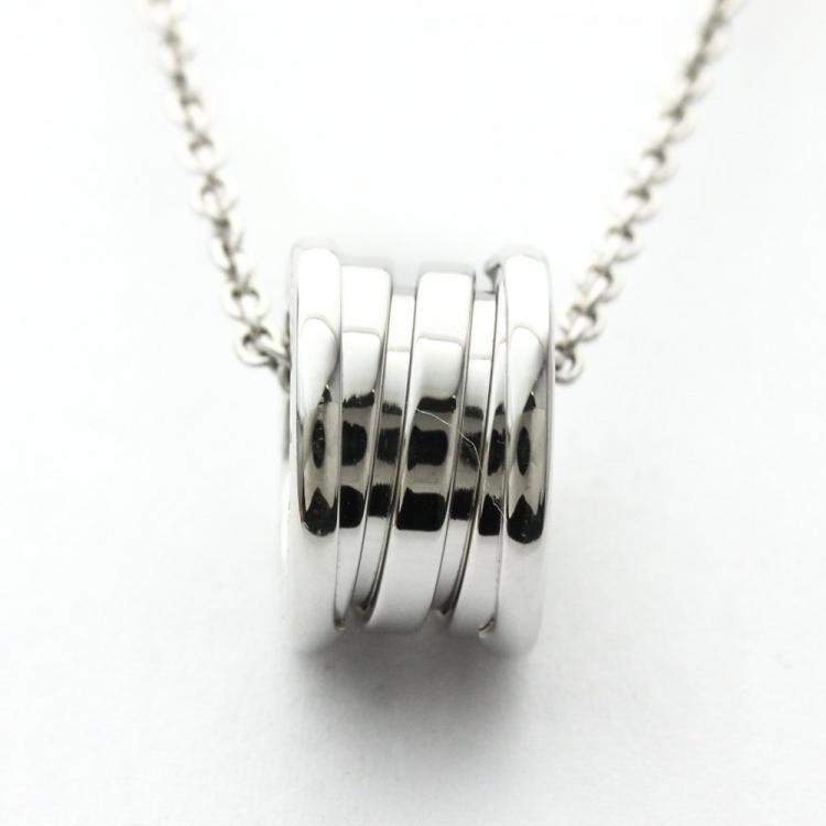 Pre Owned Bvlgari B.Zero1 18K White Gold Necklace